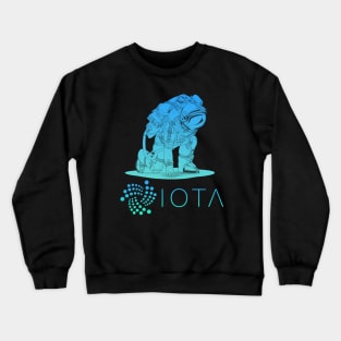 Iota Crypto miota Token iota Cryptocurrency coin token Crewneck Sweatshirt